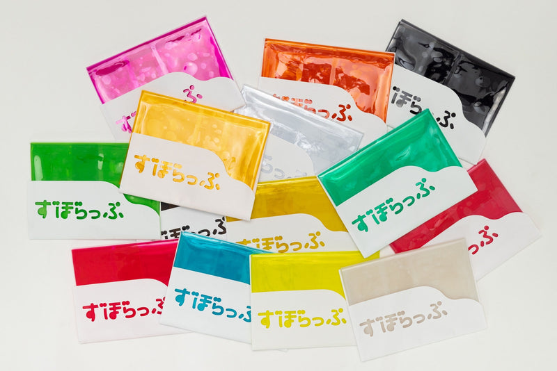 6色の透明感。ポーチも入った「ズボラ」セット。